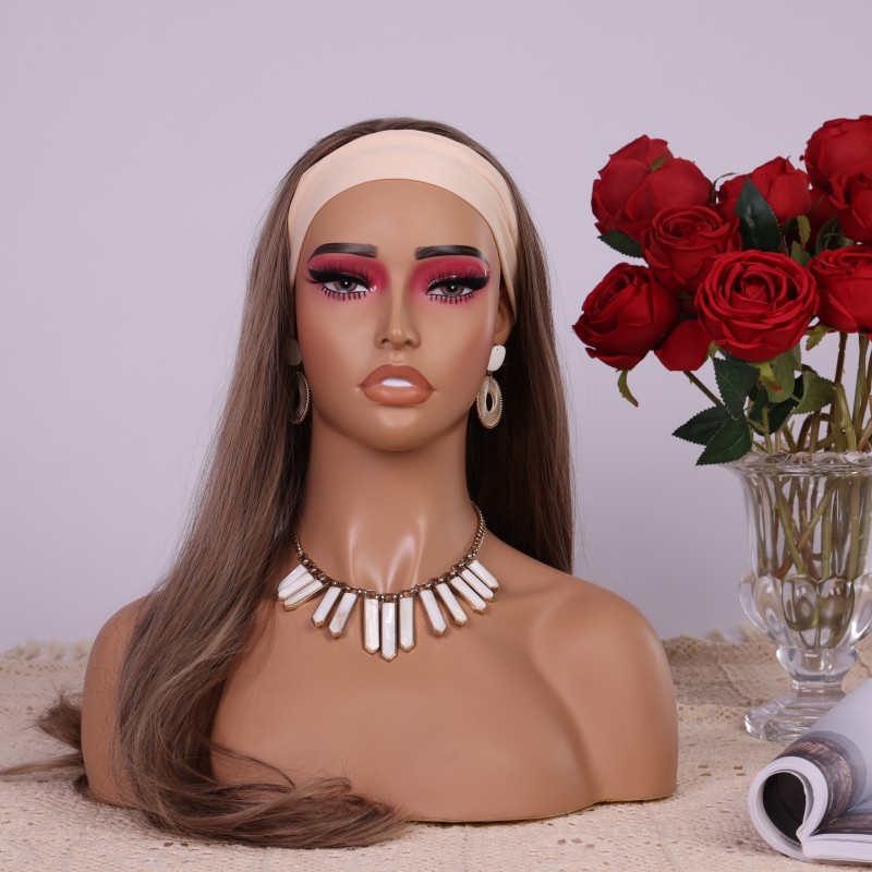 Body Jewelry In Store - Cabeza de maniquí de PVC de