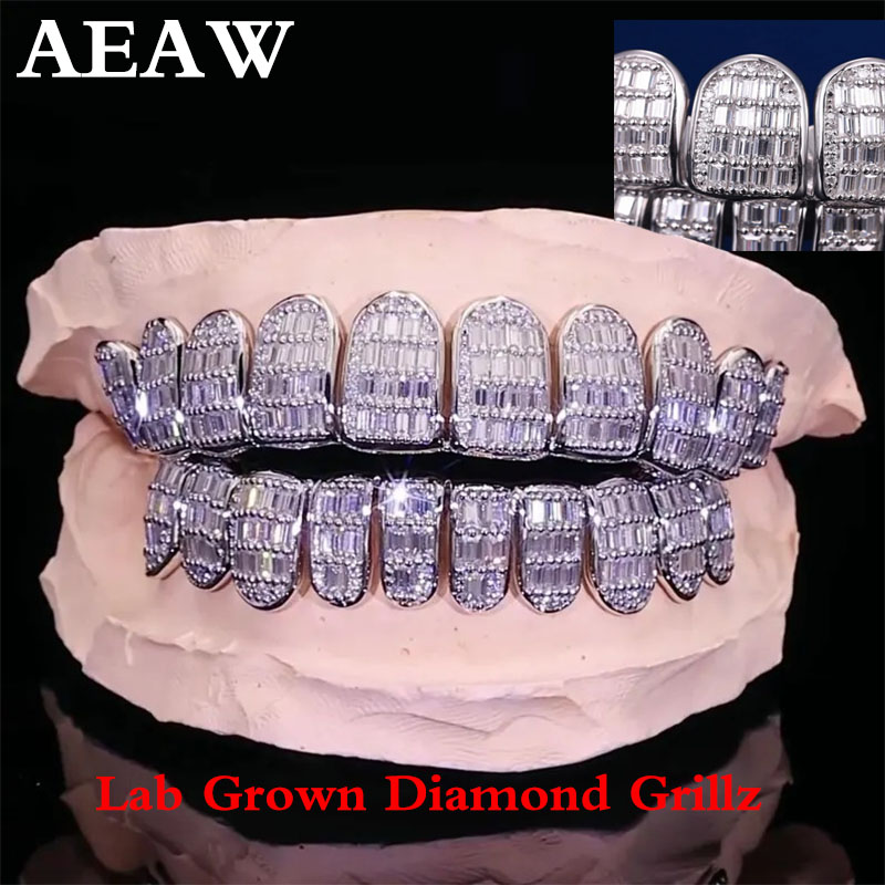 Yellow Body Jewelry - AEAW Baguettes HPHT de diamante cultivado