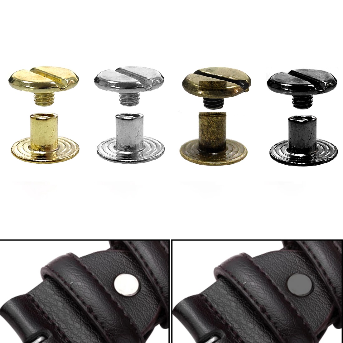 Body Jewelry Chicago - 10 Uds. De tornillos Chicago artesanales