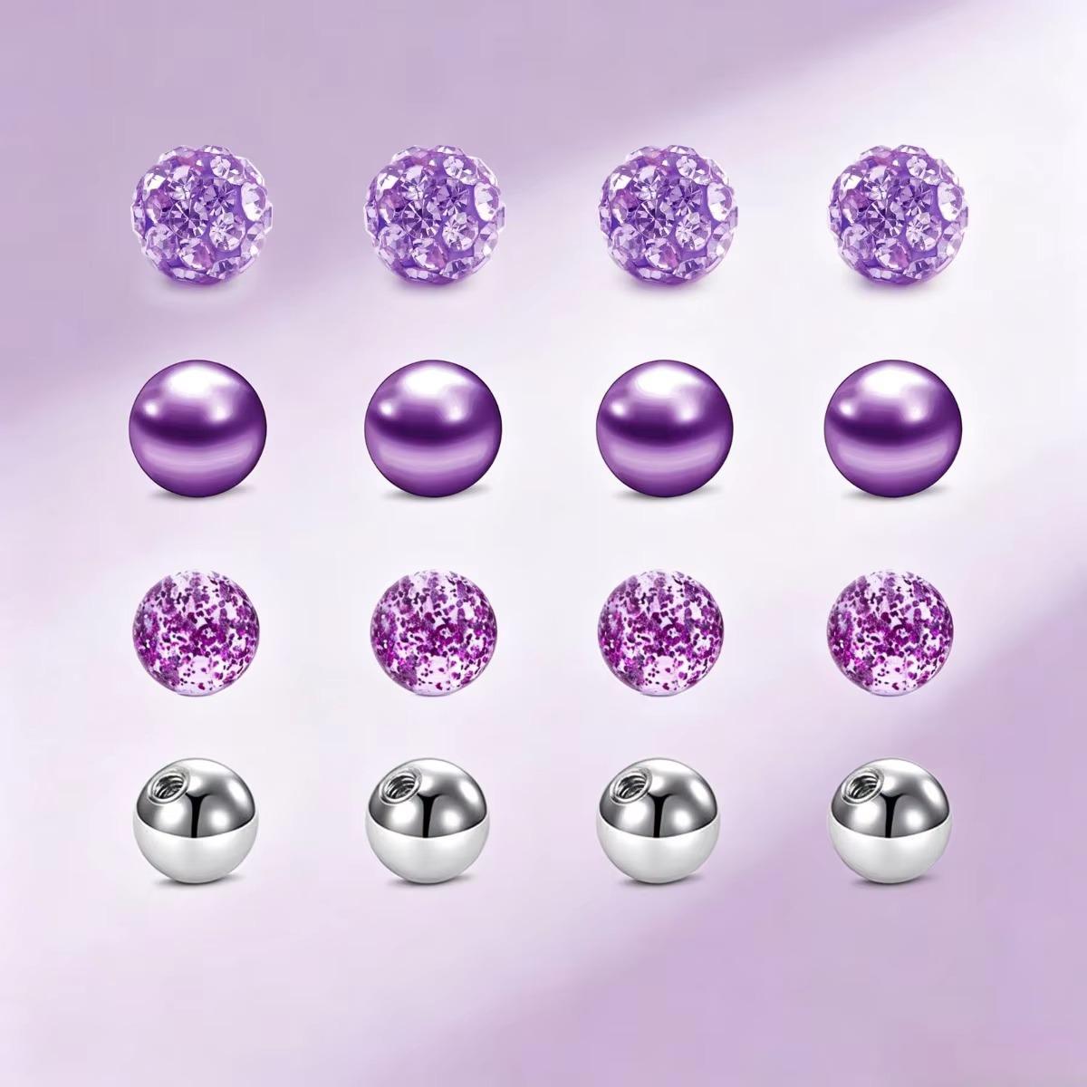 Body Jewelry Industrial - 16 piezas de bolas de repuesto
