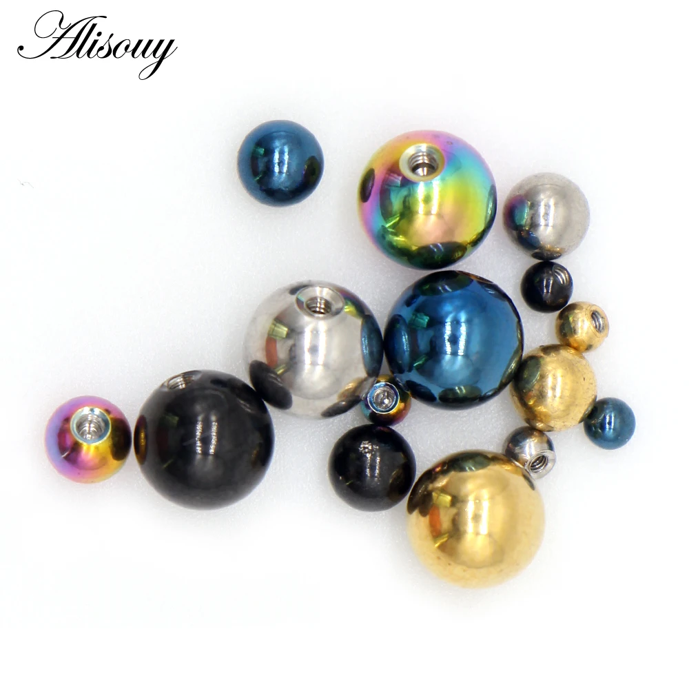 Body Jewelry Replacement Ball - Alisouy 10 unids/lote bolas de repuesto