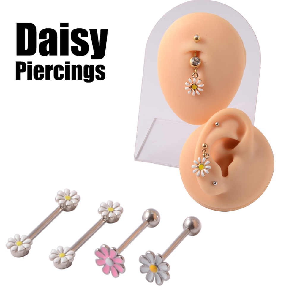 Yellow Body Jewelry - Piercing de acero quirúrgico 361L, joyería
