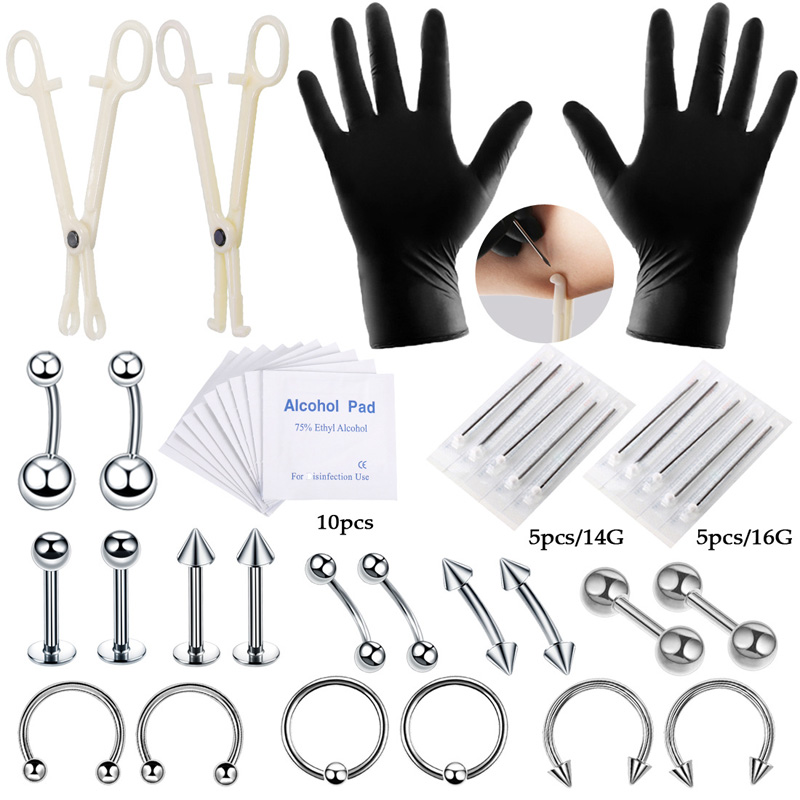 Body Jewelry Tunnels - Kit de herramientas para Piercing corporal,