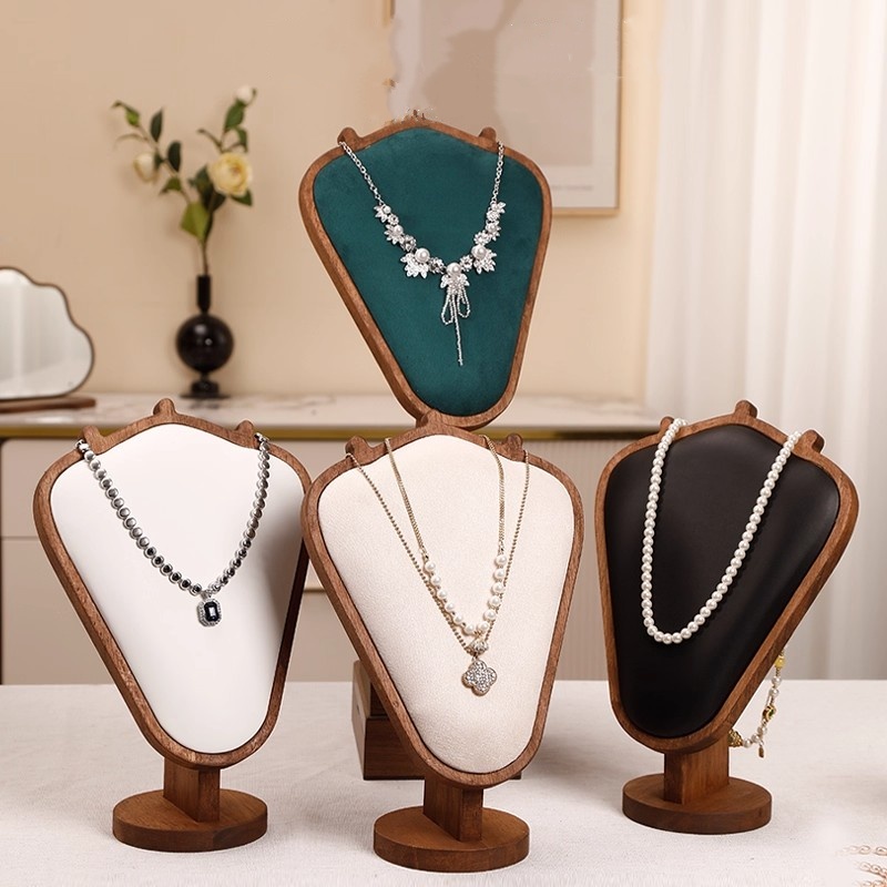 Body Jewelry In Store - Expositor de Collares de Madera con