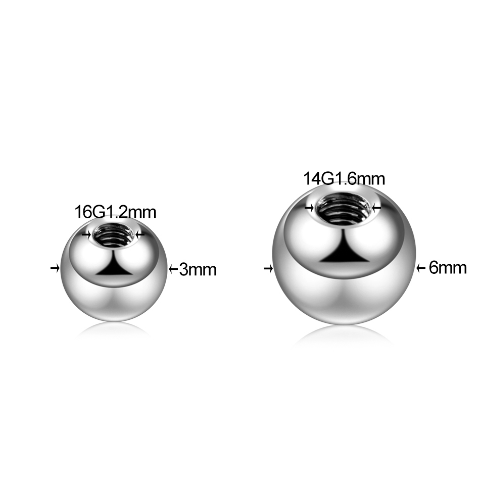 Accesorios de repuesto de barr - Body Jewelry Replacement Ball reseña y precio