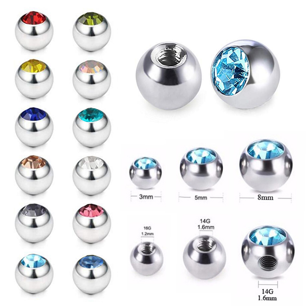 Bolas de repuesto de agujero d - Body Jewelry Replacement Ball reseña y precio