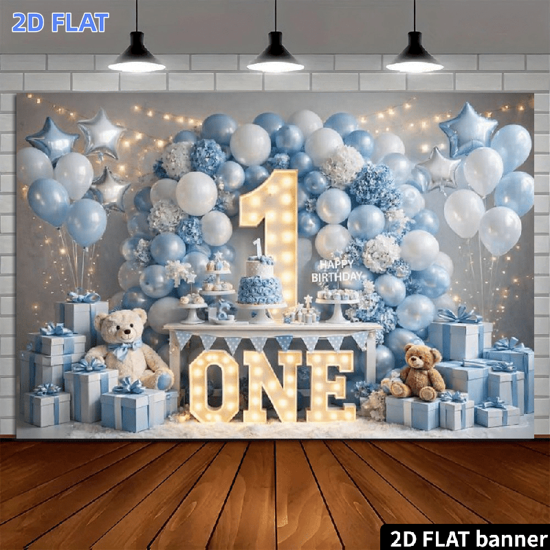 Banner plano 2D, 1 globo de es - Star Flat Back reseña y precio
