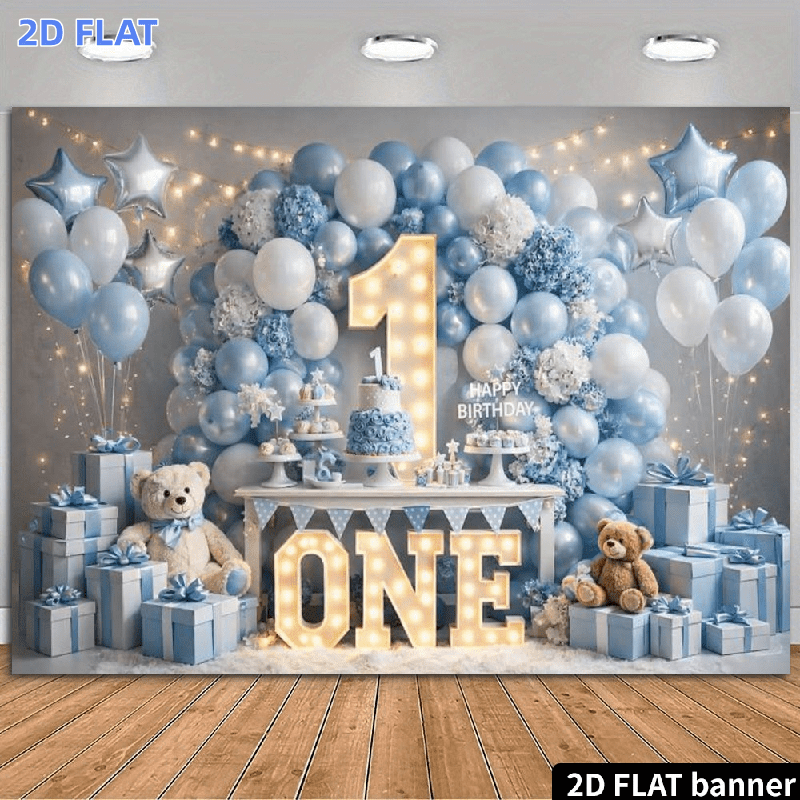 Banner plano 2D, 1 globo de es - Star Flat Back reseña y precio