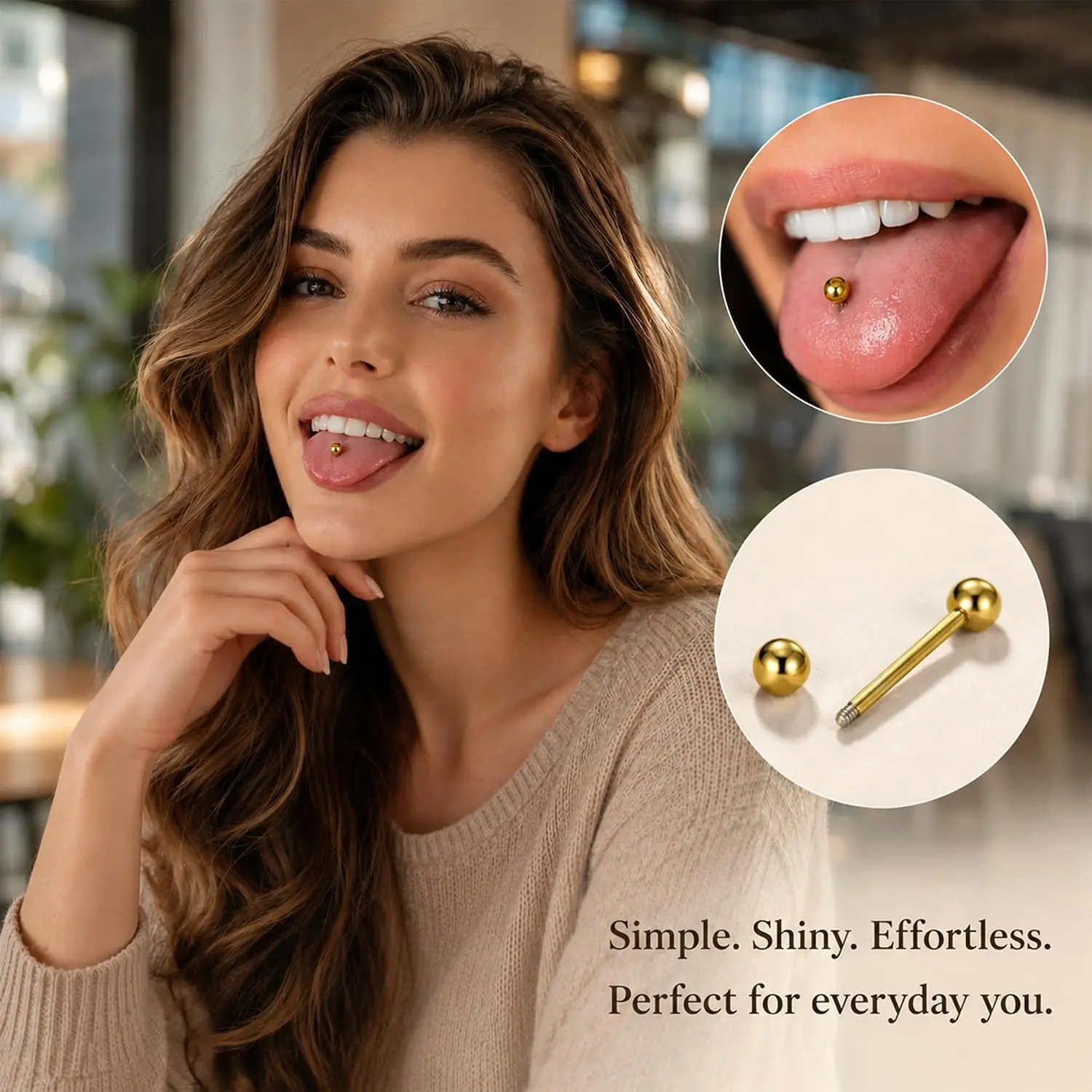 16 piezas, barra recta de 14G  - Body Jewelry Replacement Ball reseña y precio