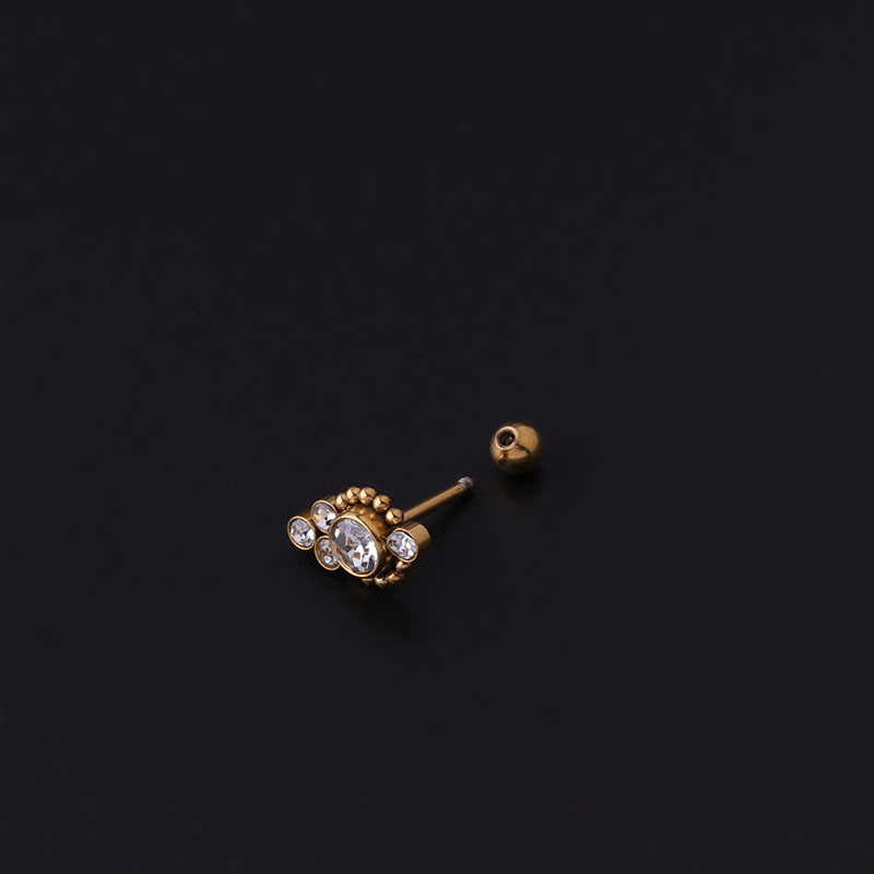 Pendientes de acero quirúrgico - Body Jewelry Ear Piercing reseña y precio