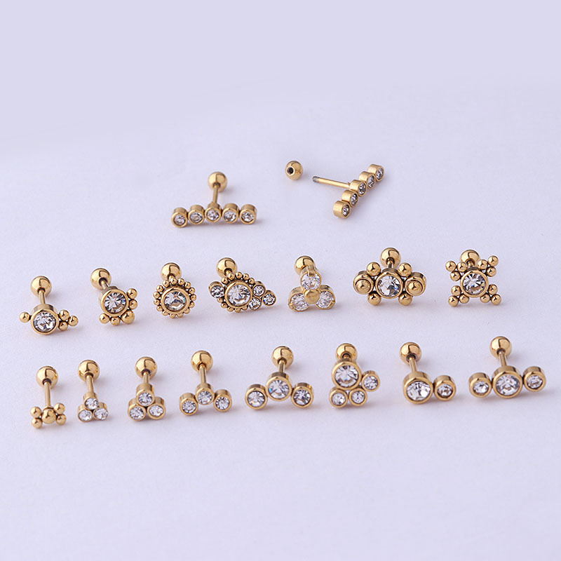 Pendientes de acero quirúrgico - Body Jewelry Ear Piercing reseña y precio