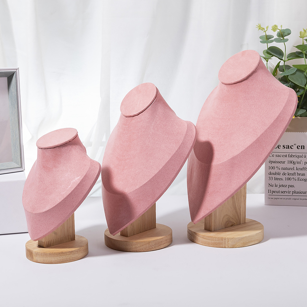 Busto de maniquí de madera, so - Body Jewelry Display Ideas reseña y precio