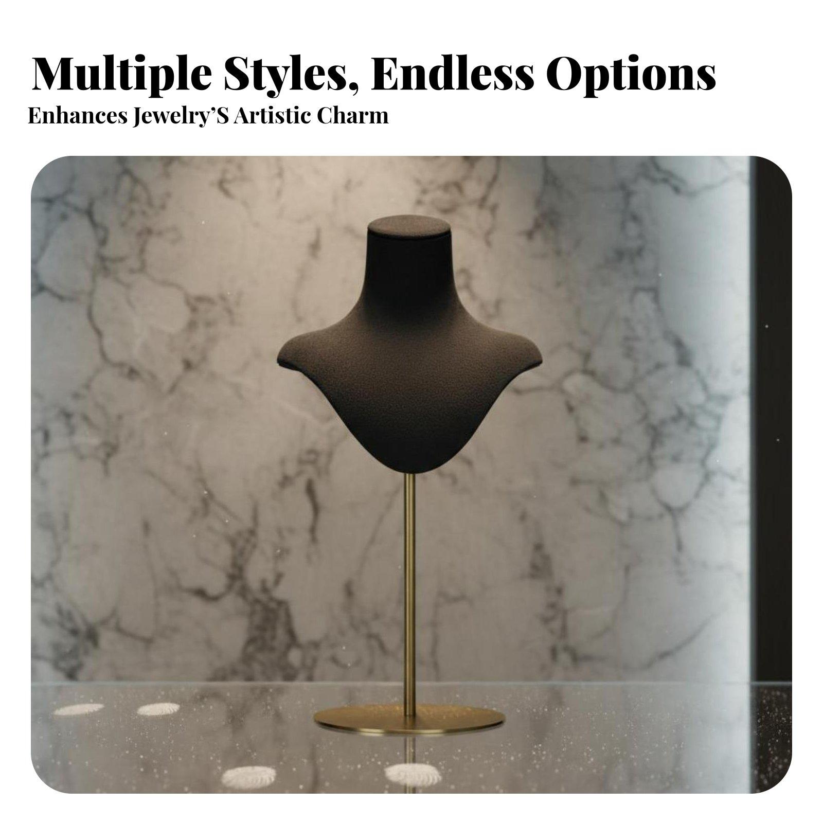 Expositor de Collares, Busto d - Body Jewelry In Store reseña y precio