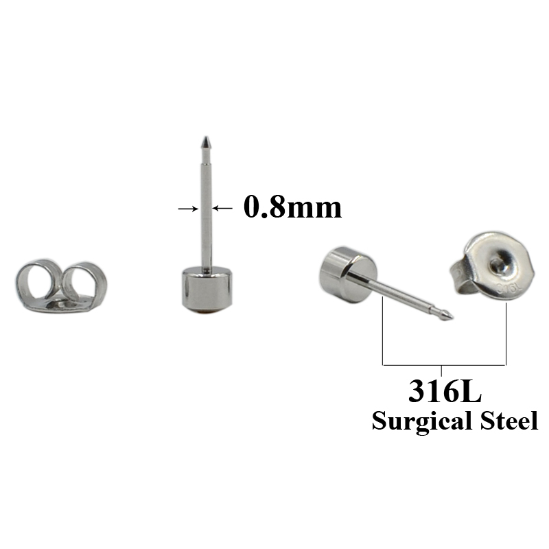 1 Uds. Mishu-pendientes de ace - Body Jewelry Tunnels reseña y precio