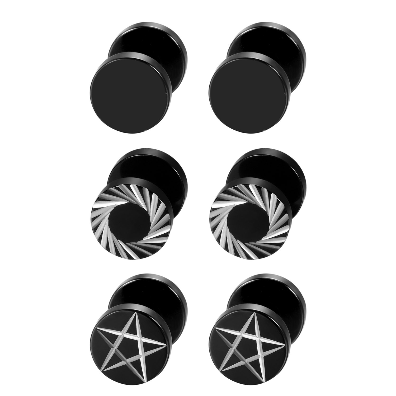 2 uds/6 Uds. Pendientes de pen - Body Jewelry Tunnels reseña y precio