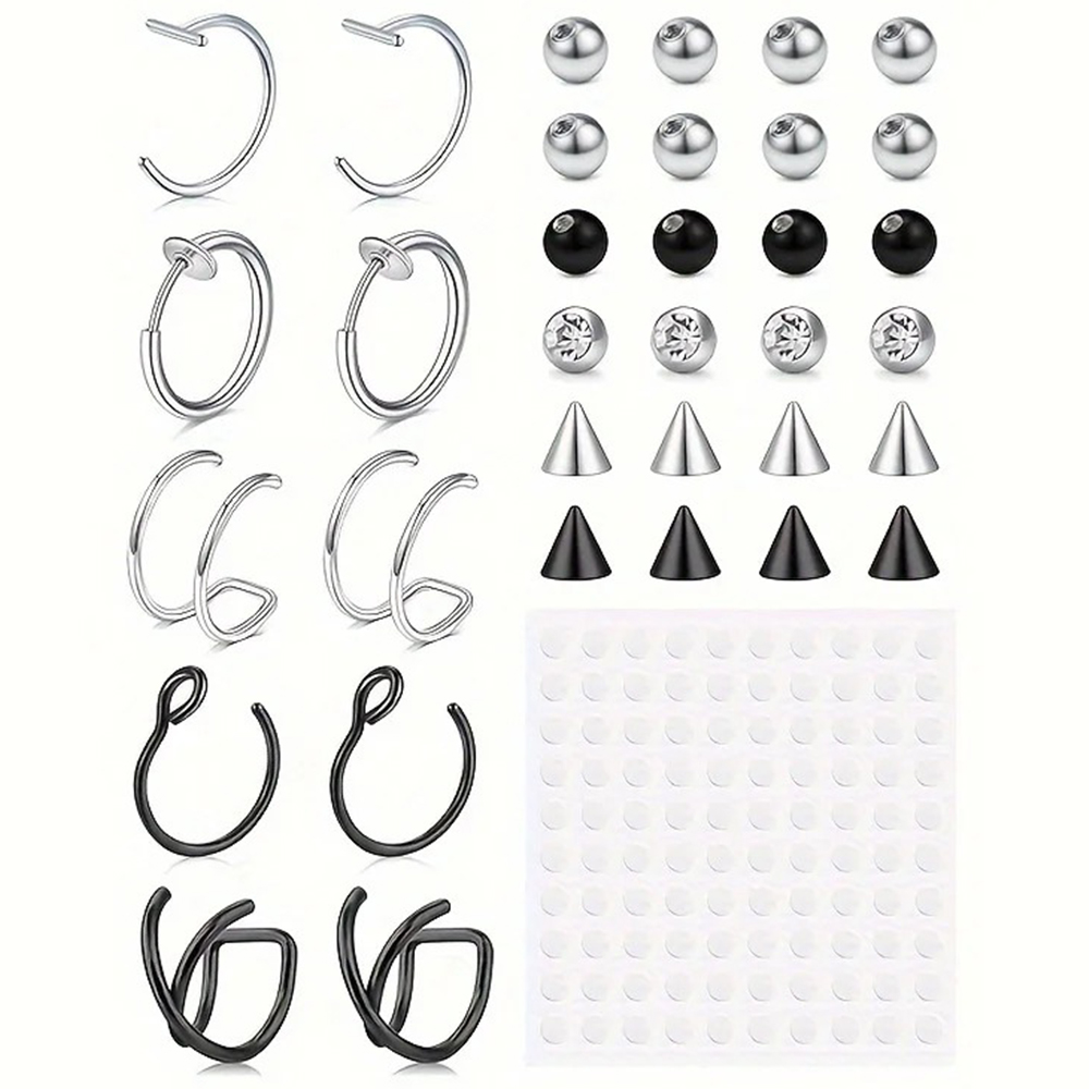 Piercings falsos, aro de labio - Body Jewelry Ear Piercing reseña y precio