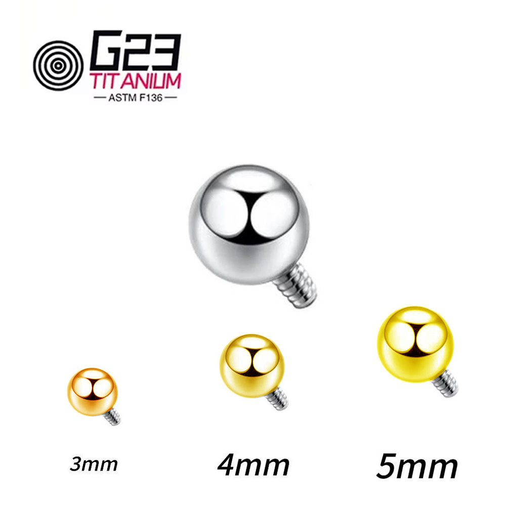Venta al por mayor 10/50 Uds t - Body Jewelry Replacement Ball reseña y precio
