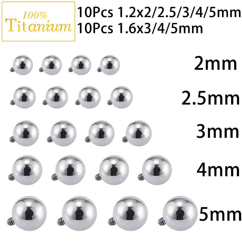 10 piezas de grado de implante - Body Jewelry Replacement Ball reseña y precio
