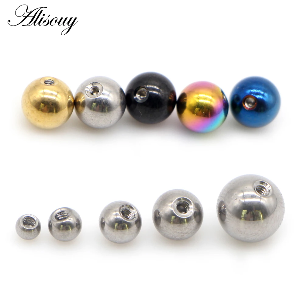 Alisouy 10 unids/lote bolas de - Body Jewelry Replacement Ball reseña y precio