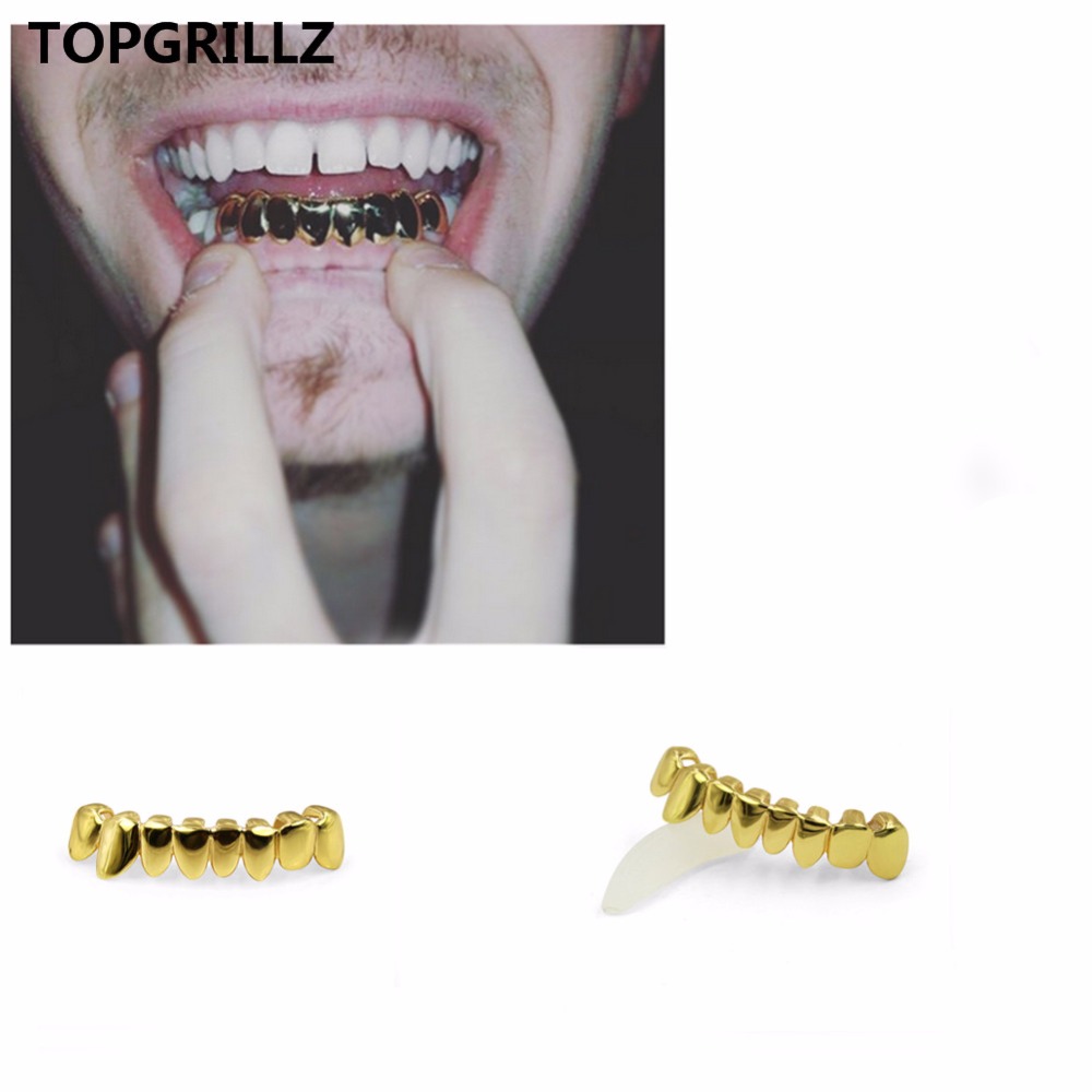 TOPGRILLZ-Parrilla de dientes  - Yellow Body Jewelry reseña y precio