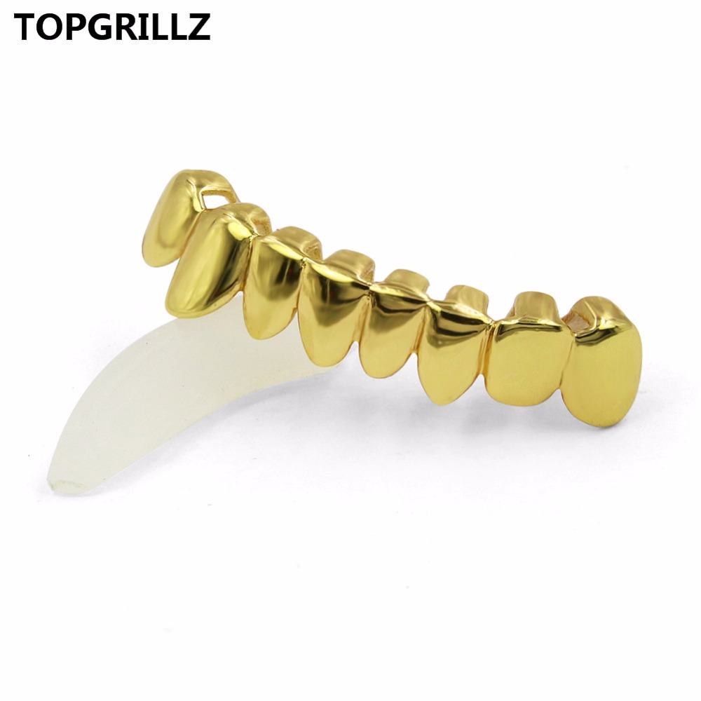 TOPGRILLZ-Parrilla de dientes  - Yellow Body Jewelry reseña y precio