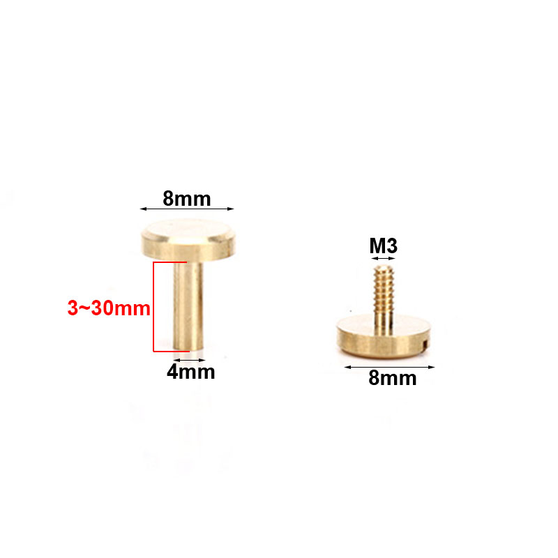 Tornillos de latón macizo para - Body Jewelry Chicago reseña y precio