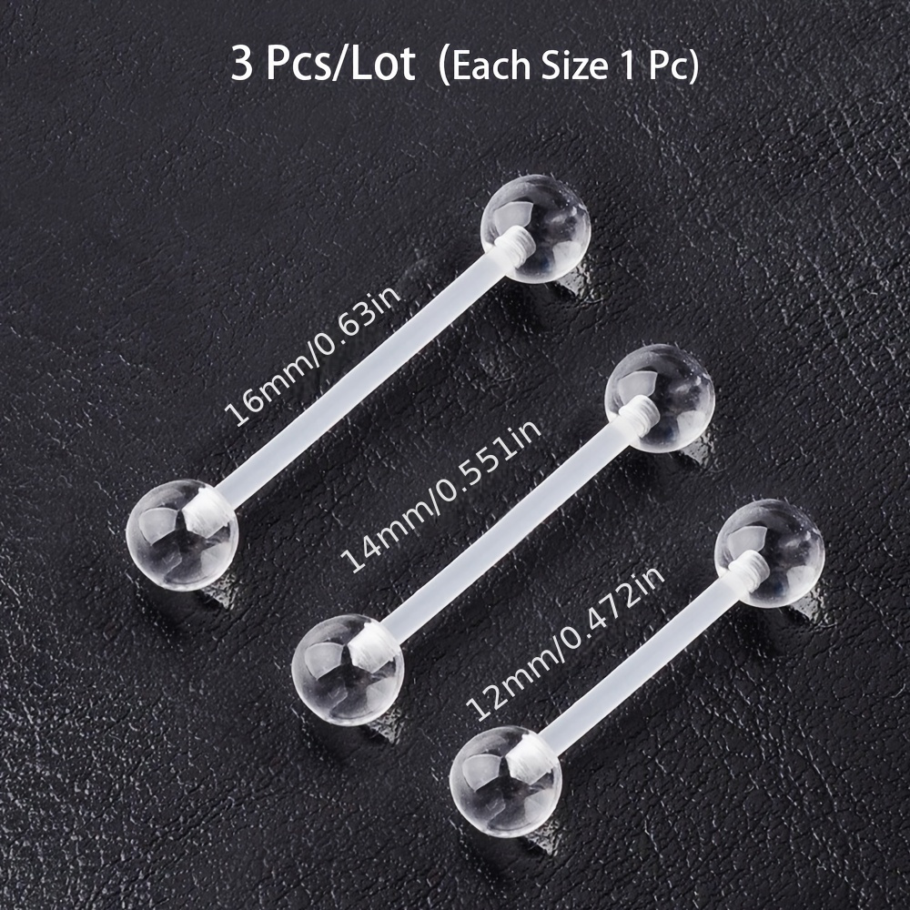 3 unids/set (cada tamaño 1 pie - Body Jewelry In Store reseña y precio