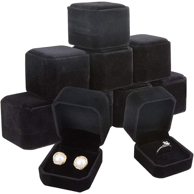 Paquete de 10 cajas de anillos - Body Jewelry Display reseña y precio
