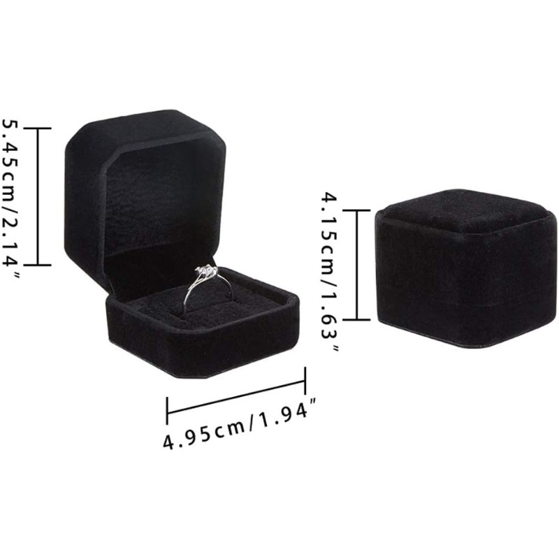 Paquete de 10 cajas de anillos - Body Jewelry Display reseña y precio