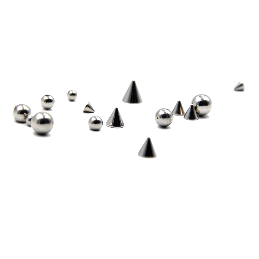 100 unids/lote de acero 14G 16 - Body Jewelry Replacement Ball reseña y precio