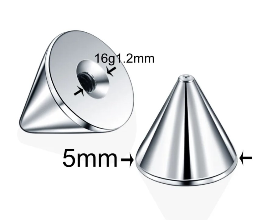 10 unids/lote 316L tornillo de - Body Jewelry Replacement Ball reseña y precio