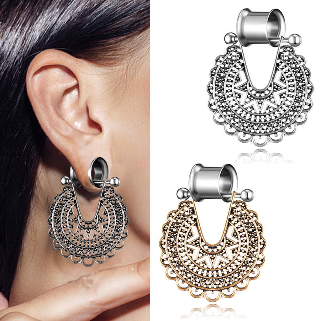 Juego de pendientes de acero i - Body Jewelry Tunnels reseña y precio