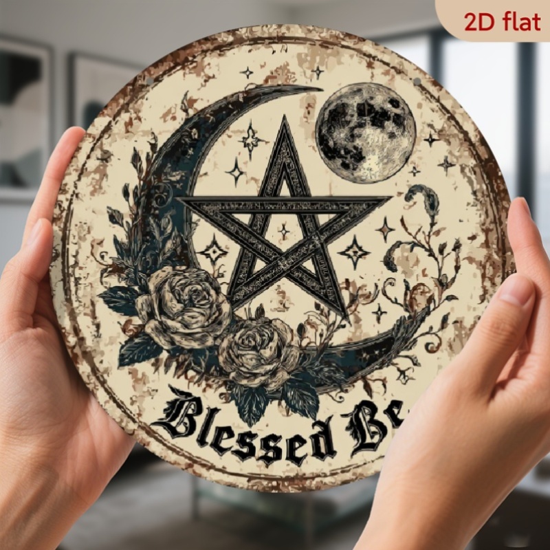 Pieza plana 2D - Letrero redon - Star Flat Back reseña y precio