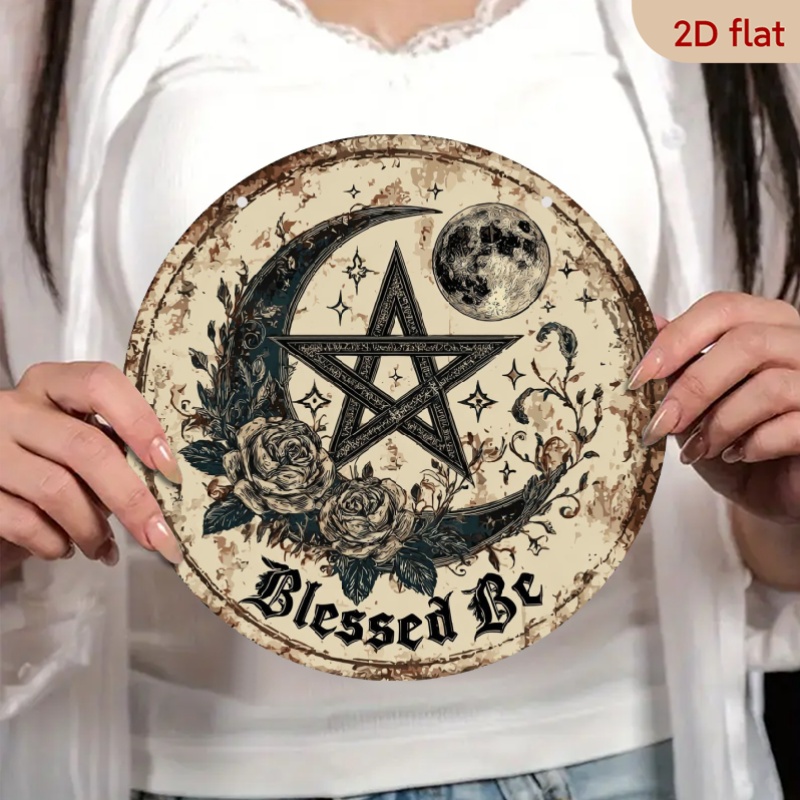 Pieza plana 2D - Letrero redon - Star Flat Back reseña y precio