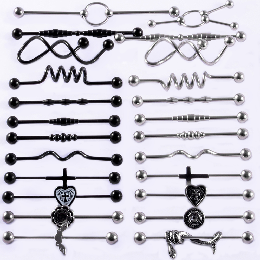 Serpiente de acero quirúrgico, - Body Jewelry Industrial reseña y precio