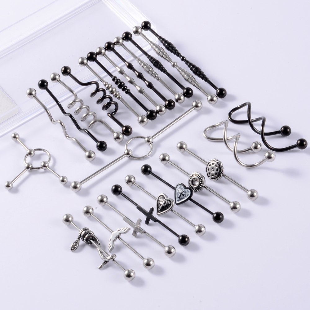Serpiente de acero quirúrgico, - Body Jewelry Industrial reseña y precio