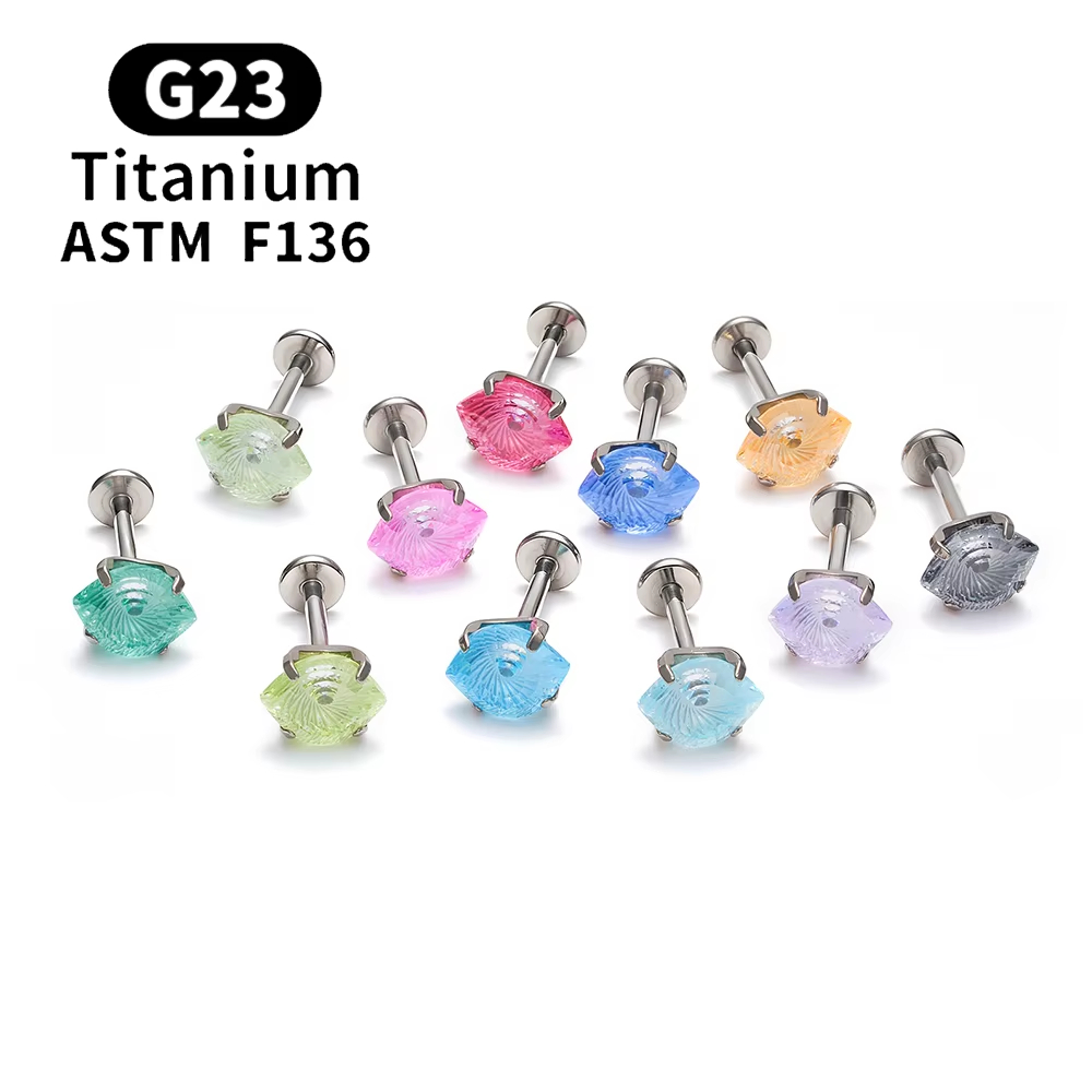 1 unidad ASTM F136 16G CZ Pend - Body Jewelry Ear Piercing reseña y precio