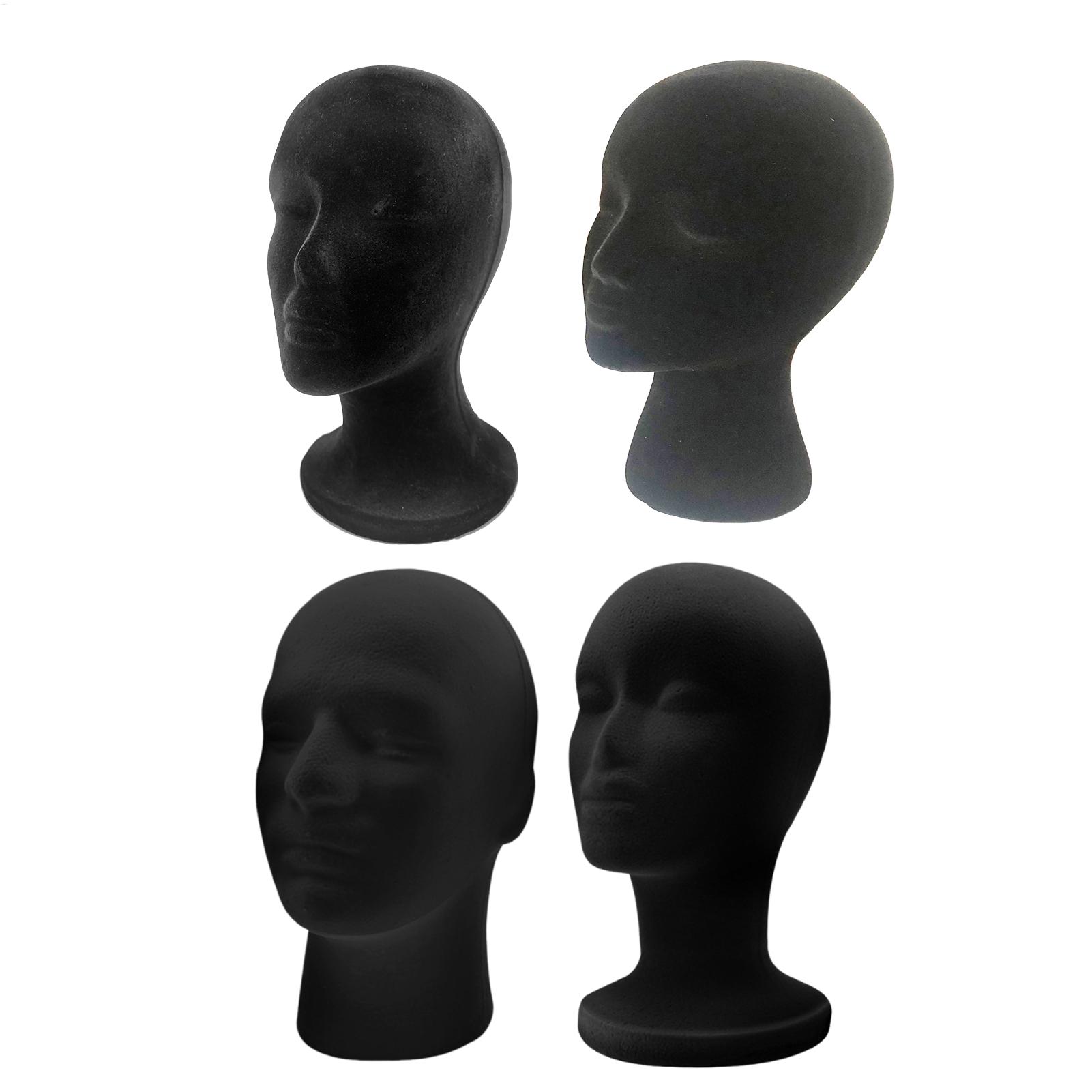 Cabeza de maniquí negra, maniq - Body Jewelry Display Ideas reseña y precio
