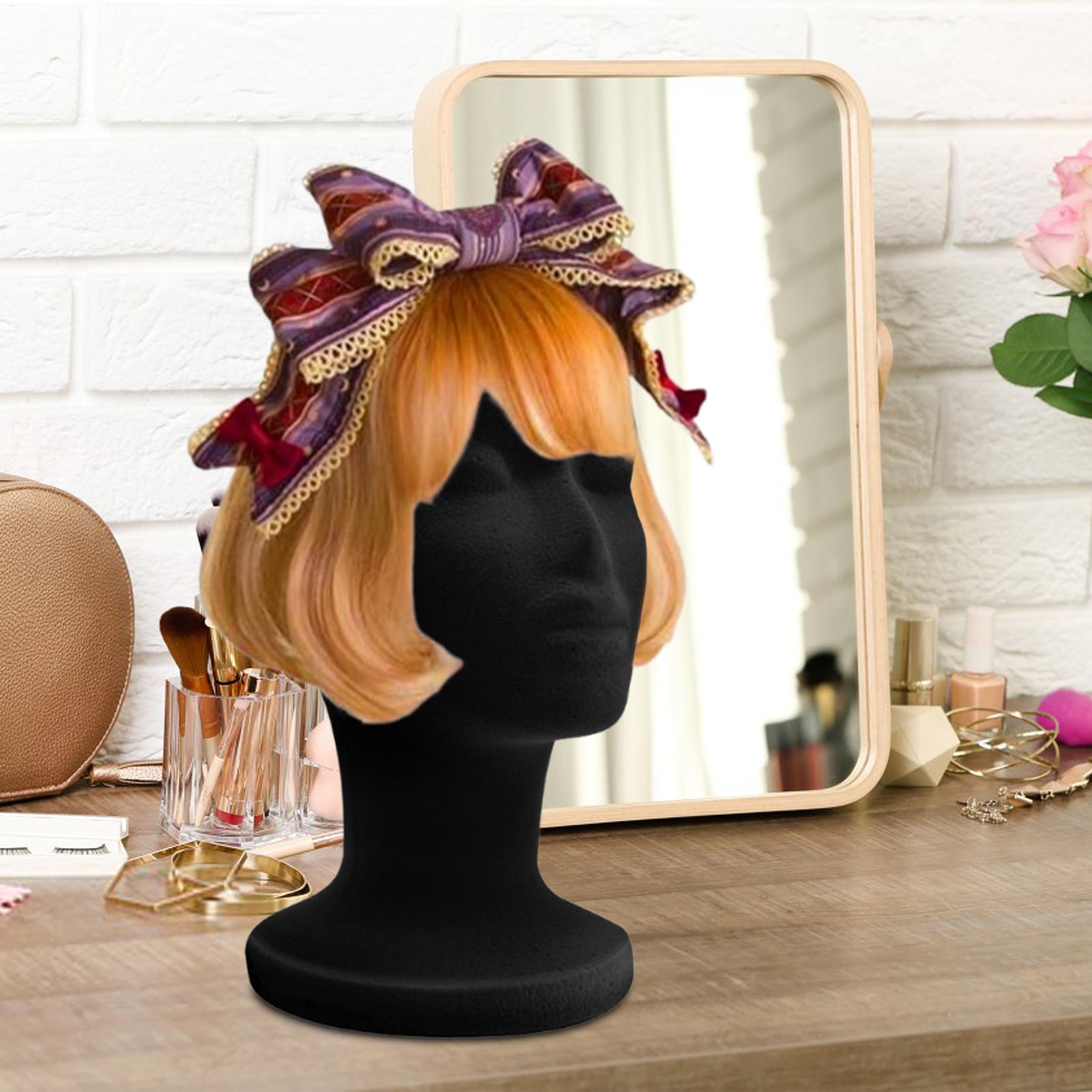 Cabeza de maniquí negra, maniq - Body Jewelry Display Ideas reseña y precio