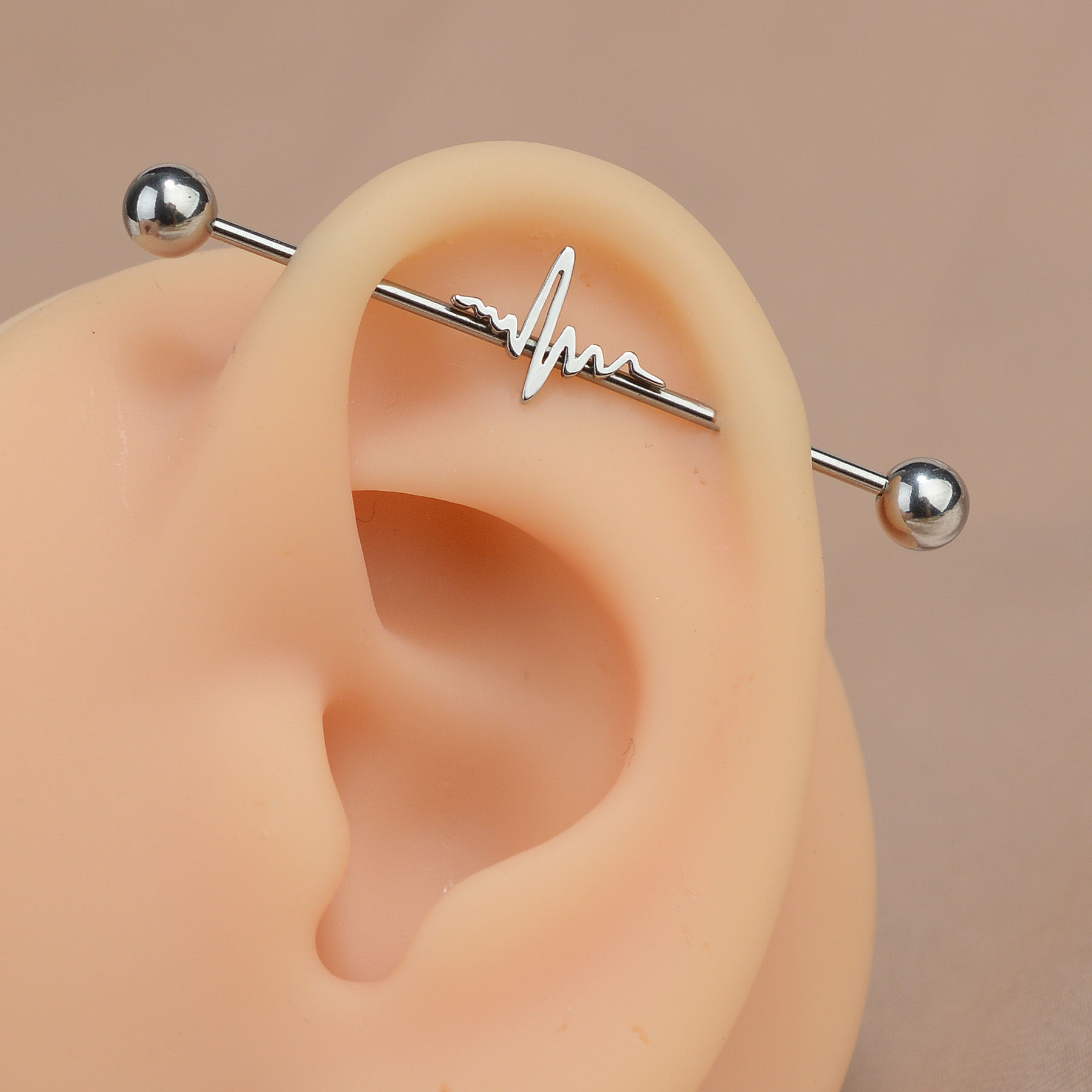 1 unidad de arete industrial l - Body Jewelry Industrial reseña y precio