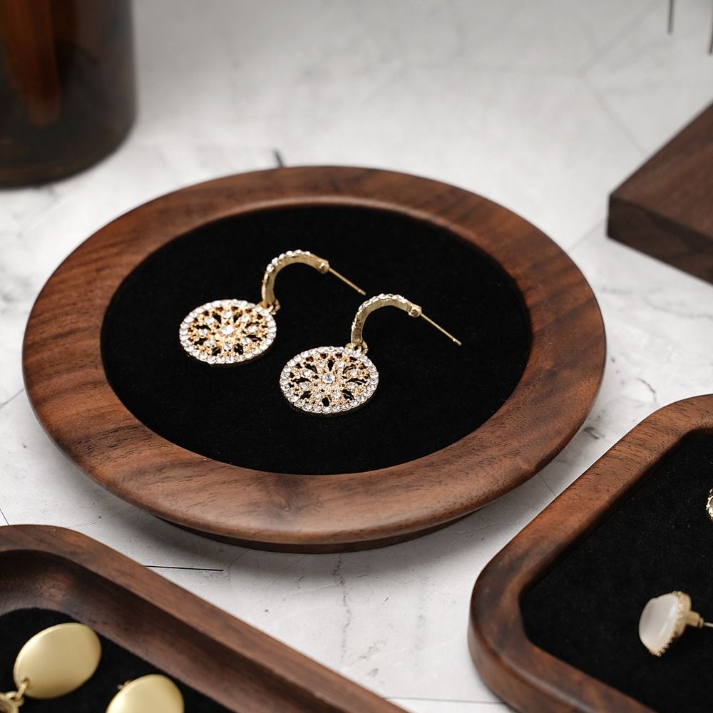 Bandeja de madera con diseño g - Body Jewelry Display reseña y precio